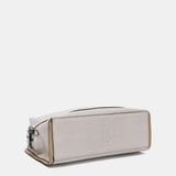 Borsa a tracolla in pelle beige