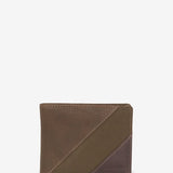 Portafoglio da uomo in pelle verde