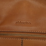 Shoulder bag in cognac leather