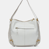White leather bag - backpack