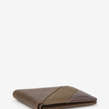 Portafoglio da uomo in pelle verde