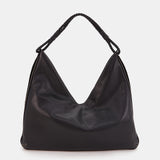 Bolso de hombro en piel negra