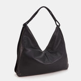 Bolso de hombro en piel negra