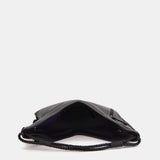 Bolso de hombro en piel negra