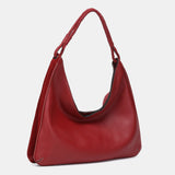 Bolso de hombro en piel roja