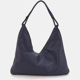 Bolso de hombro en piel azul