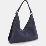 Bolso de hombro en piel azul