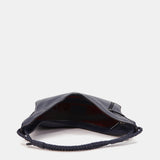 Bolso de hombro en piel azul