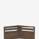 Portafoglio da uomo in pelle verde