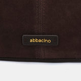 Brown suede shoulder bag