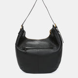 Bolso de hombro en piel negra