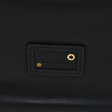 Bolso de hombro en piel negra
