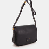 Bandolera en piel negra