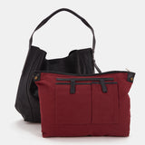Bolso de hombro en piel negra