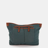 Bolso de hombro en piel cognac
