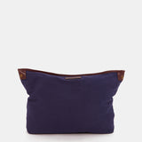 Bolso de hombro en piel burdeos