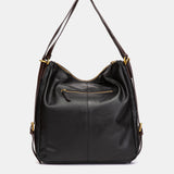 Bolso multifucional en piel negra