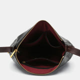 Bolso de hombro en piel negra