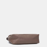 Bandolera en piel taupe
