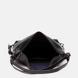 Bolso multifuncional en piel negra