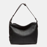 Bandolera en piel negra