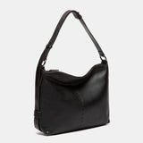 Bandolera en piel negra