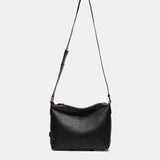 Bandolera en piel negra