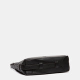 Bandolera en piel negra