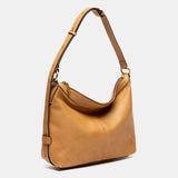 Bandolera en piel cognac