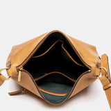 Bandolera en piel cognac