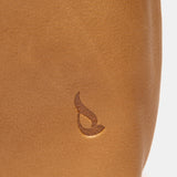 Bandolera en piel cognac