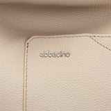 Umhängetasche aus beigem Leder