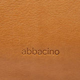 Bolso de mano en piel cognac