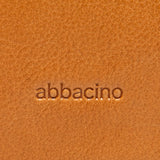 Bandolera en piel cognac