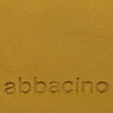 Bolso de hombro en piel y serraje amarillo