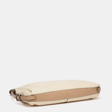 Beige leather multifunctional bag