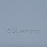 Light blue leather shoulder bag