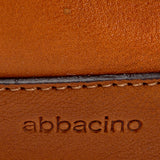 Bolso de hombro en piel cognac