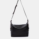 Bandolera grande en piel negra