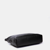 Bandolera grande en piel negra