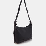 Bandolera en piel negra
