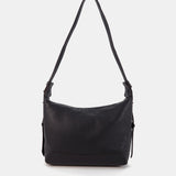 Bandolera en piel negra