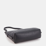 Bandolera en piel negra