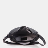 Bandolera en piel negra