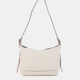 Borsa a tracolla in pelle beige