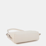 Borsa a tracolla in pelle beige
