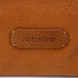 Umhängetasche aus cognacfarbenem Leder