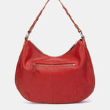 Kleine Umhängetasche aus rotem Leder