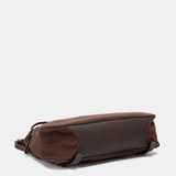 Bolso multifuncional en serraje marrón
