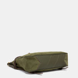 Bolso multifuncional en serraje verde